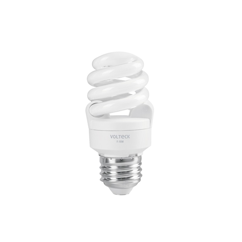 Lámpara espiral mini T2 7 W luz de día en blíster