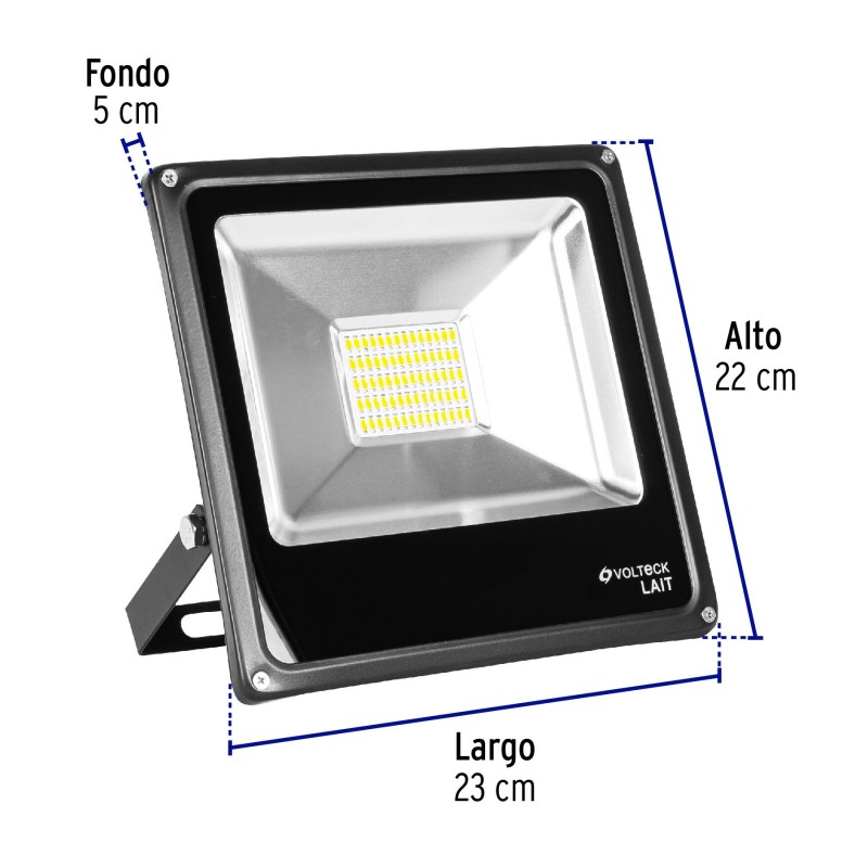 Reflector LED para exteriores 30W 6500K