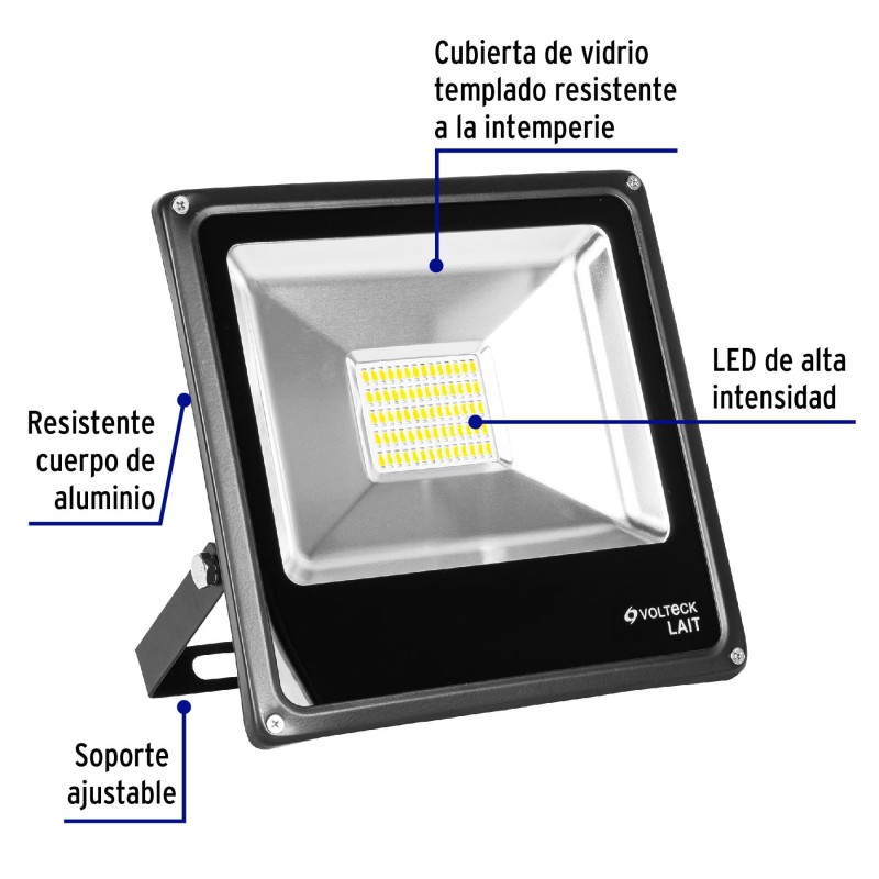Reflector LED para exteriores 30W 6500K