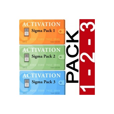 Código de Activación Triple Pack para Sigma