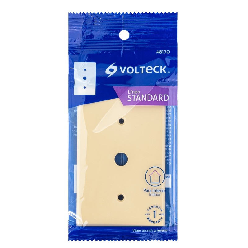 Placa de ABS para atenuador, Standard, marfil