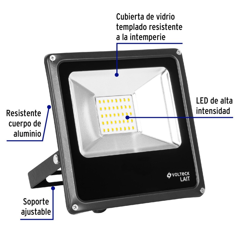 Reflector LED para exteriores 20W 6500K