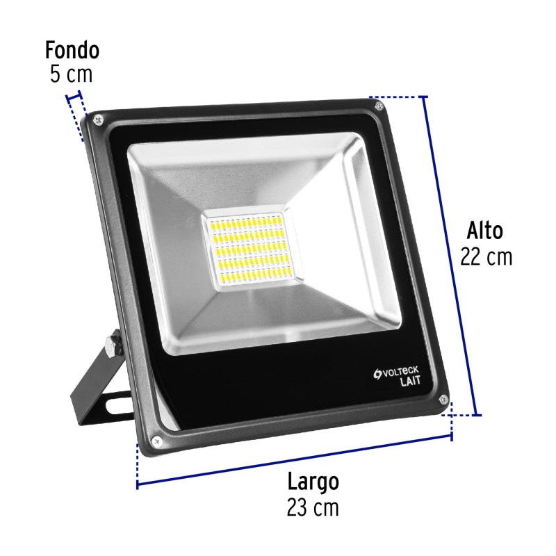 Reflector LED para exteriores 30W 3000K