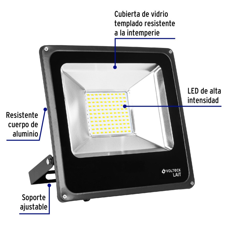 Reflector LED para exteriores 50W 3000K