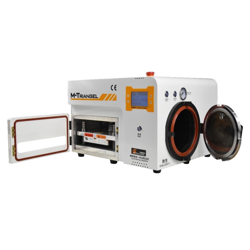 Farming and bubble removing machine