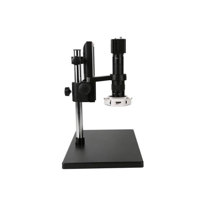 Microscopio Digital 2MP con pantalla, lampara y base metalica grande