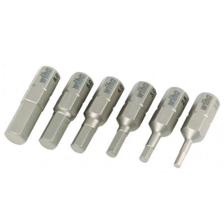 Brocas de Wiha 71397 2,0 mm - 6,0 mm paquete de 6