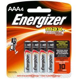 Pack de 4 Baterías AA Energizer