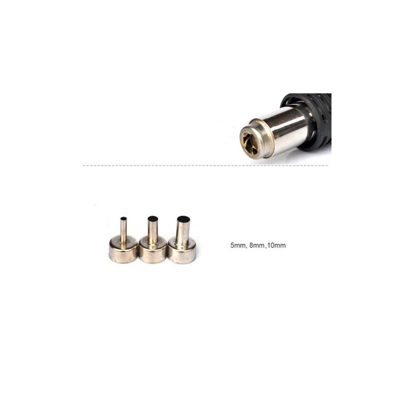 Kit de boquillas para pistola de calor  punta corta