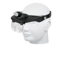 Lupa optovisor con 3 LEDs