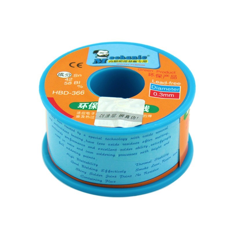 Soldadura de baja temperatura 0.3mm Leadfree