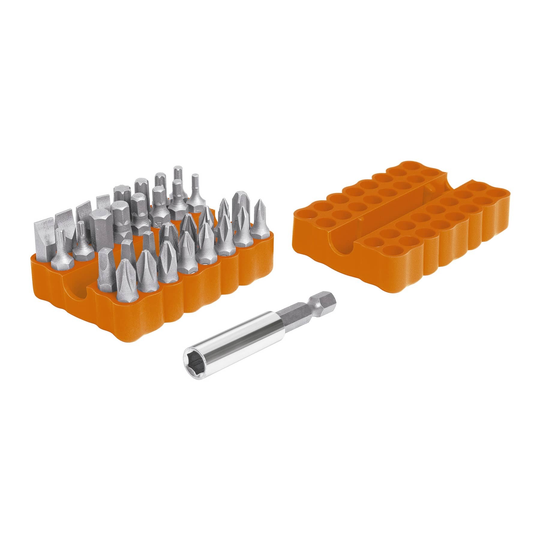 JUEGO 4 DESTORNILLADORES TORX EXTRA LARGOS CON PUNTA MAGNÉTICA 600 MM T20  T25 T30 T40