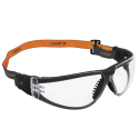 Lentes de seguridad, transparente con banda elástica, Active