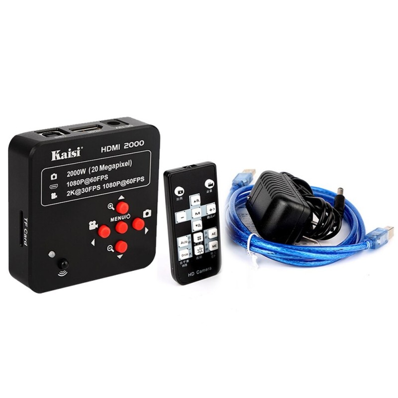 Cámara para microscopio trinocular de 20MP