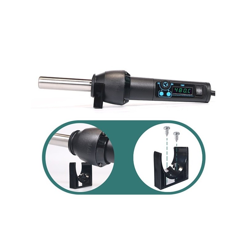 Pistola de calor digital Yihua (8858-I)