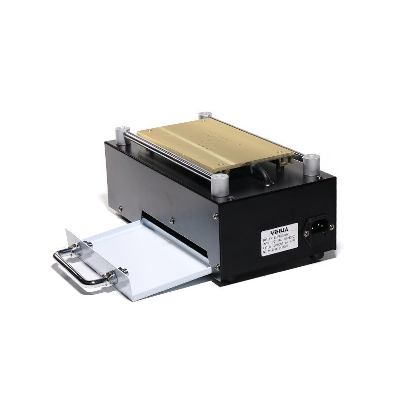 Plancha para display de 9" con succión y lámpara UV Yihua 946D-III