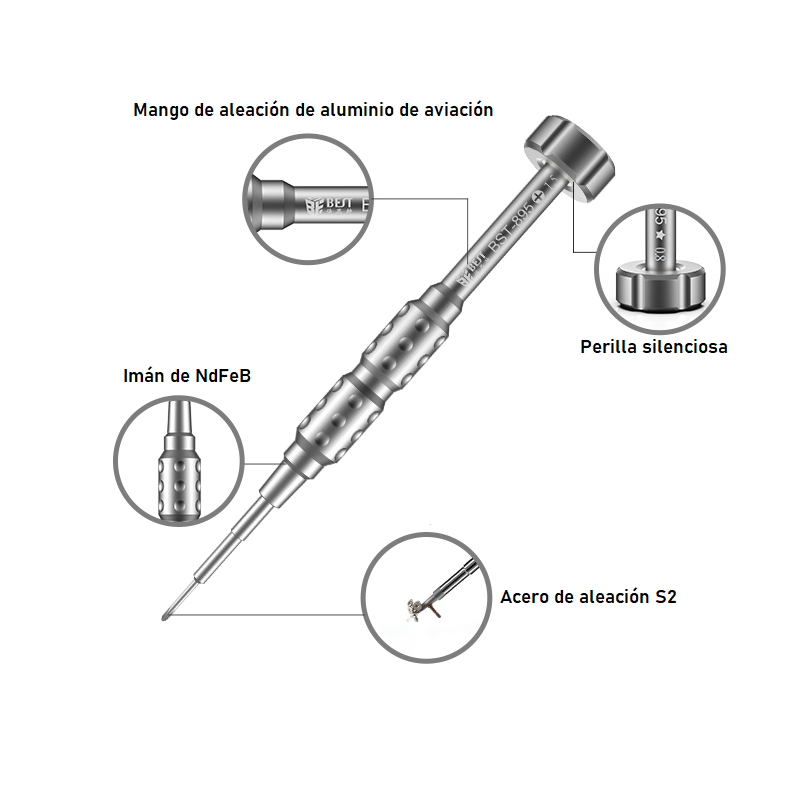 Desarmador de aluminio PH000
