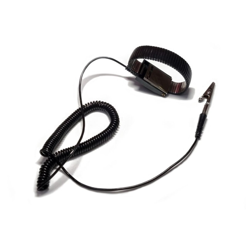 Pulsera antiestática metálica