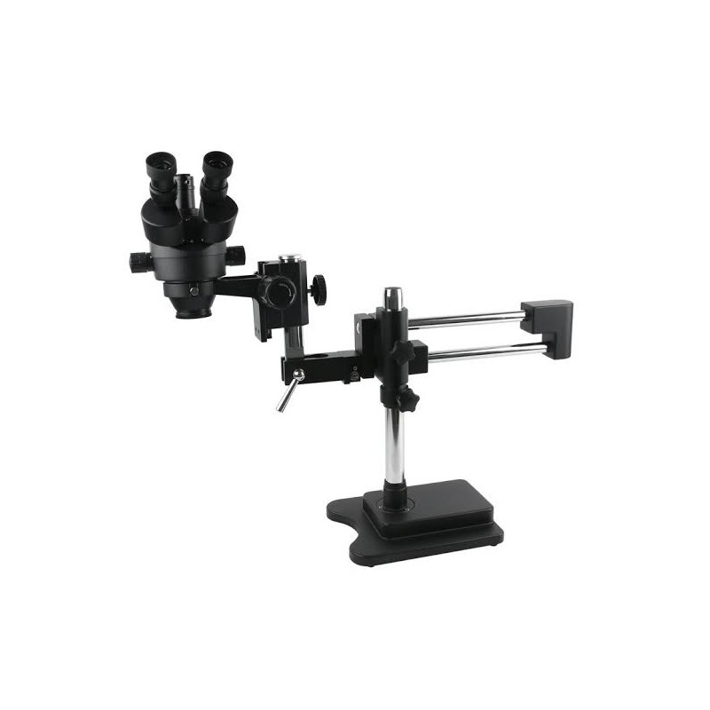 Microscopio trinocular, con base y lampara gratis