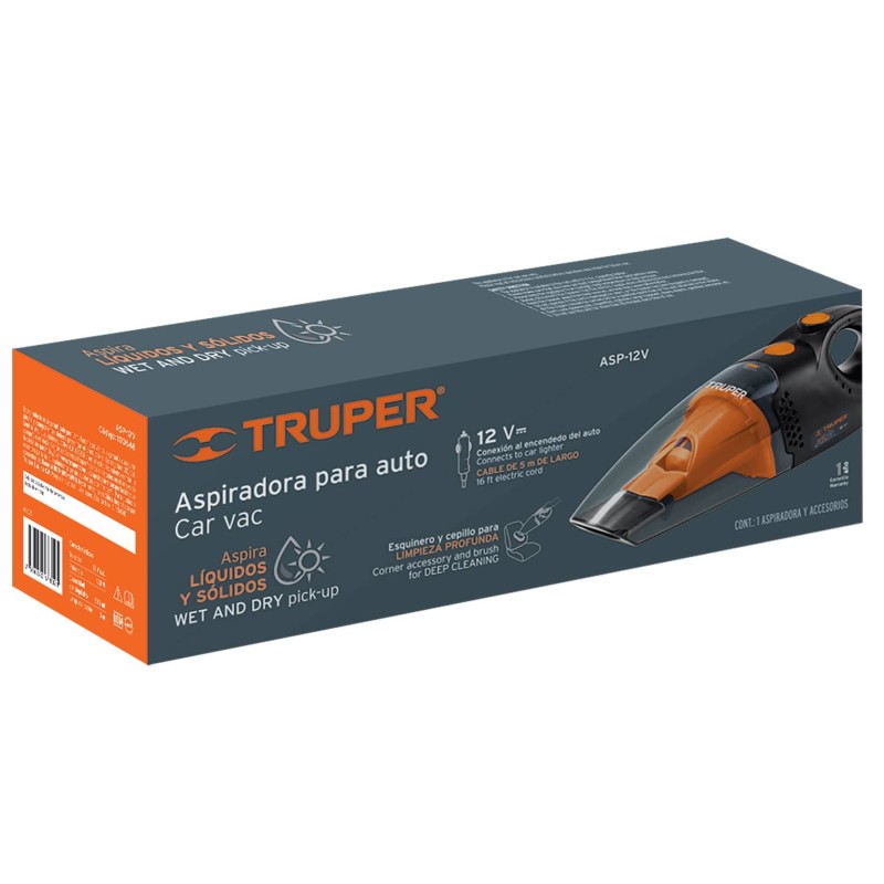 Aspiradora para auto de 12 volts