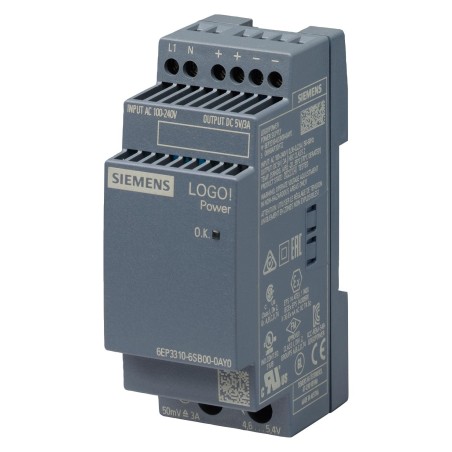 Fuente Siemens AC-DC, 24V, 1.3A