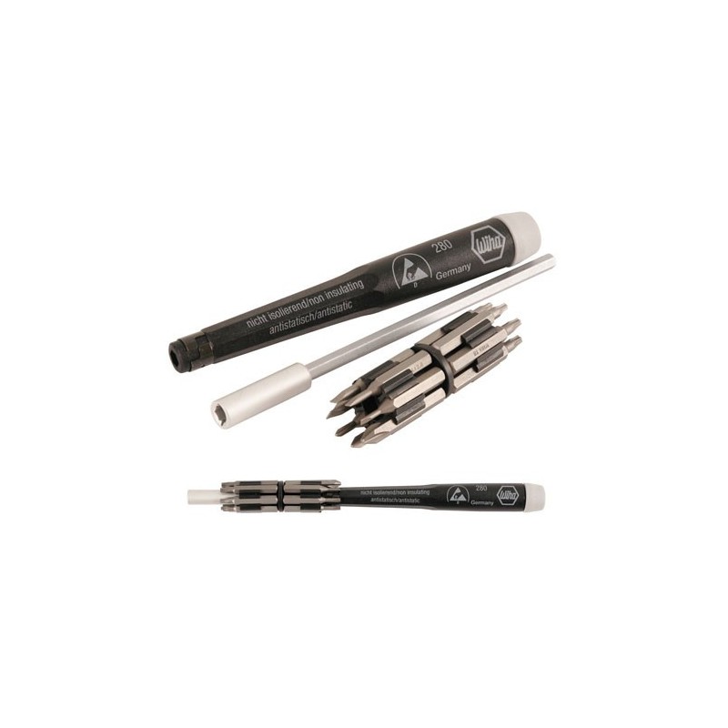 Set micropuntas intercambiables ESD Wiha 75093