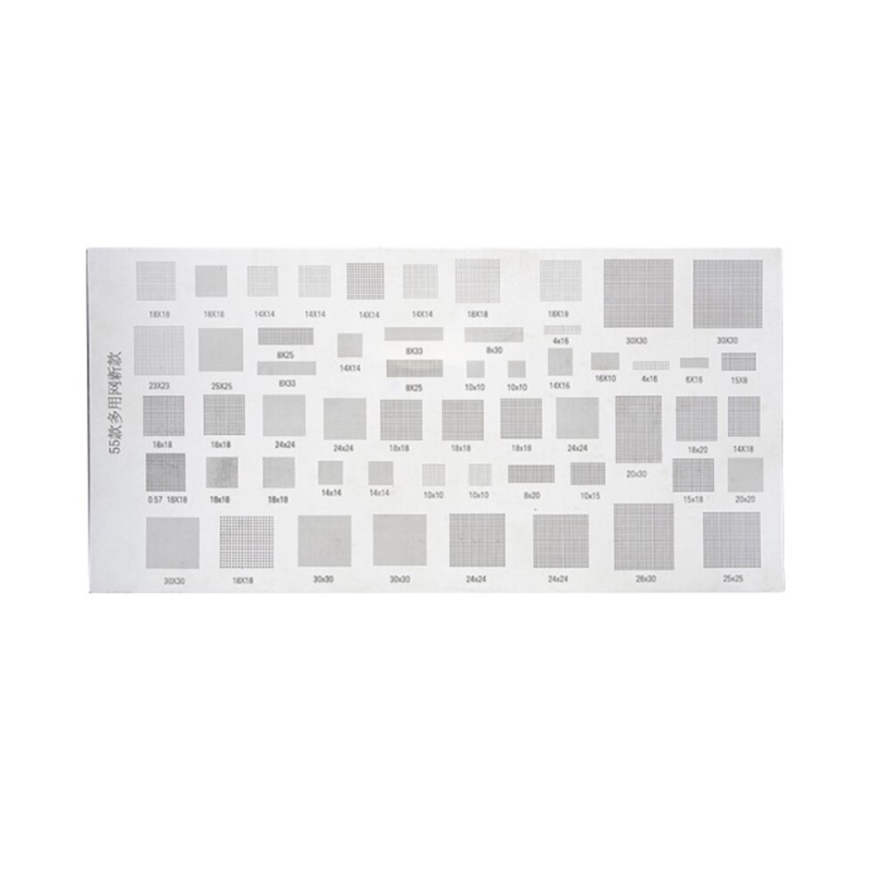 Kit de 4 Esténciles para MTK, MSM (calor directo)