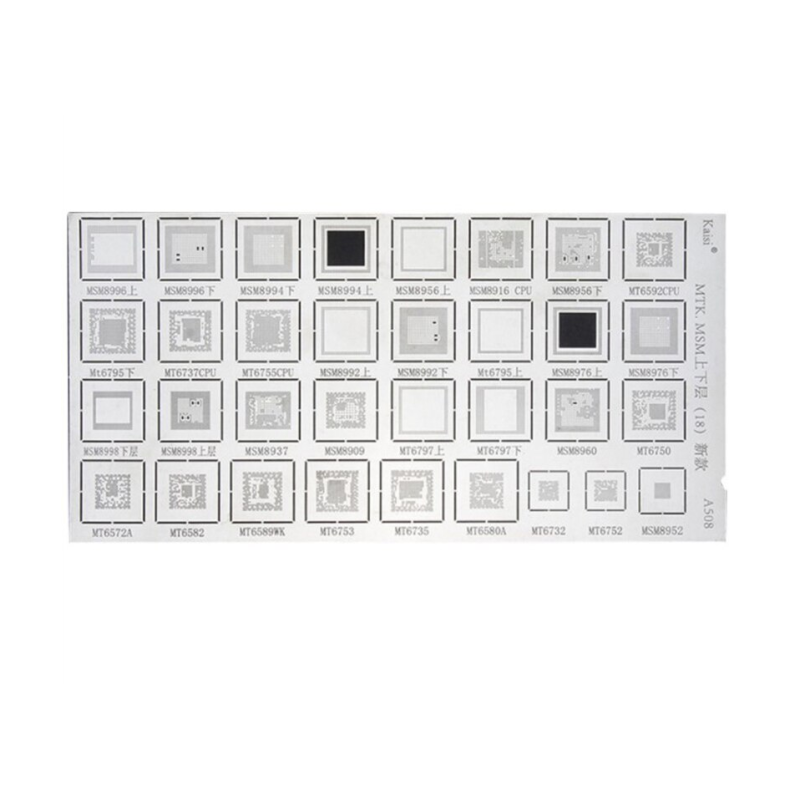 Kit de 4 Esténciles para MTK, MSM (calor directo)