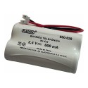 Batería Tel. recargable Ni-Cd 2.4V
