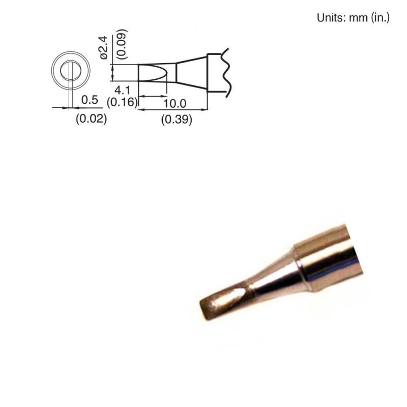 Punta para cautín Hakko T15-D24