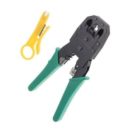 Pinza ponchadora para conectores RJ45 y RJ11