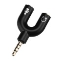 Divisor De Audio Estéreo 3.5mm para Micrófono Y Audífonos