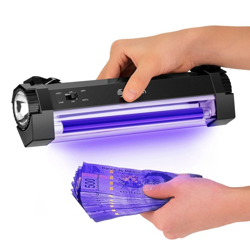 Lámpara portátil de luz negra