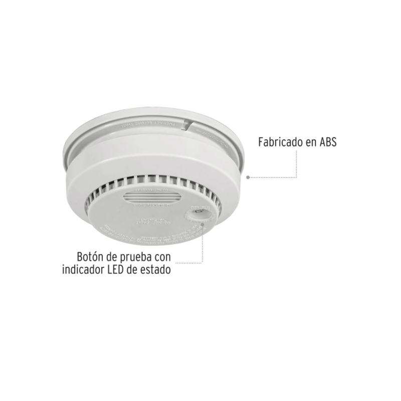 Detector de humo con alarma