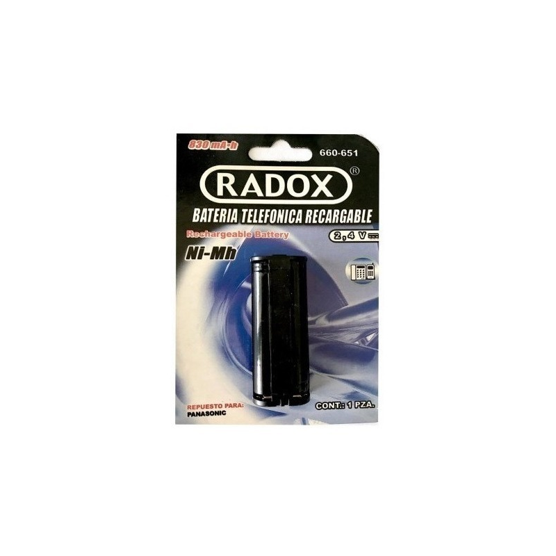 Batería Recargable Telefónica 2.4 V 830 mA