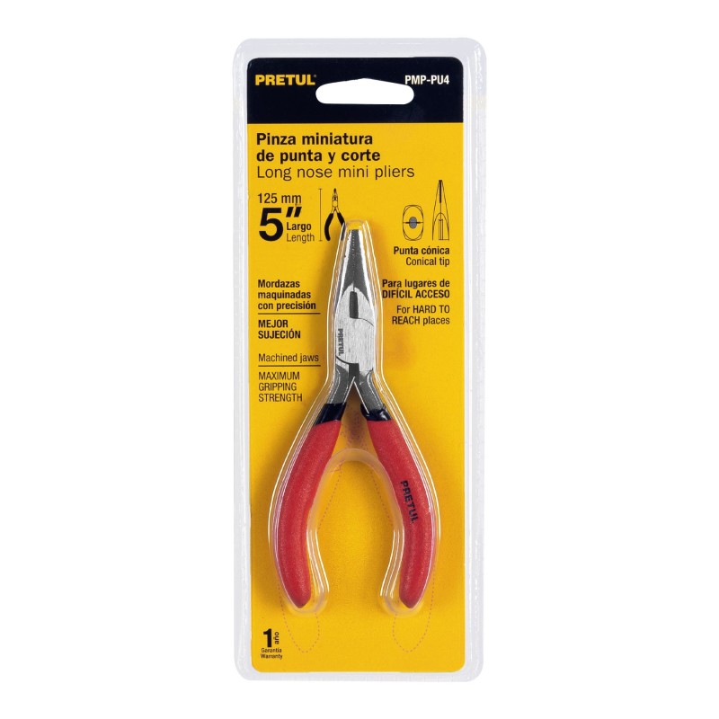 Pinza miniatura de punta y corte 5", Pretul