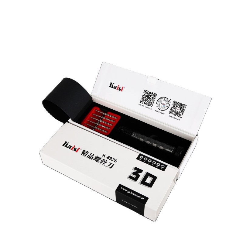 Desarmador 3D con 6 puntas intercambiables