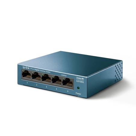 Switch de escritorio 5 Puertos 10/100/1000Mbps
