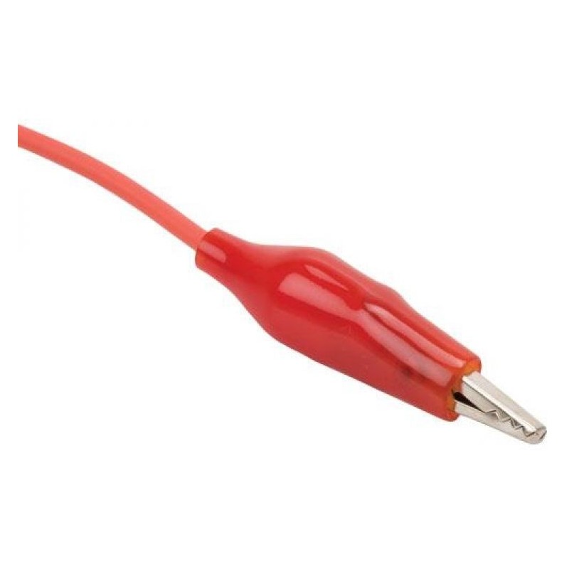 Juego de 10 cables con caimanes chicos