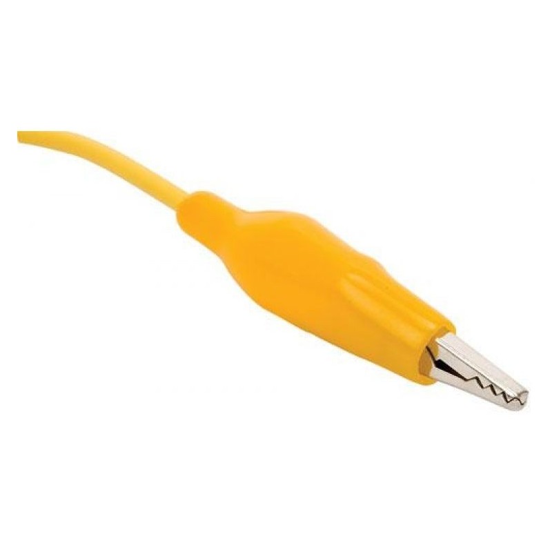 Juego de 10 cables con caimanes chicos