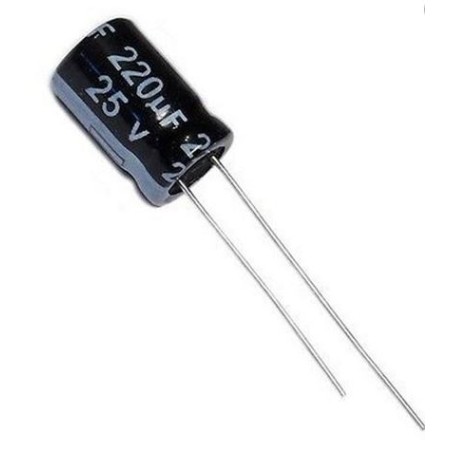 Capacitor Electrolítico 220µF 25V