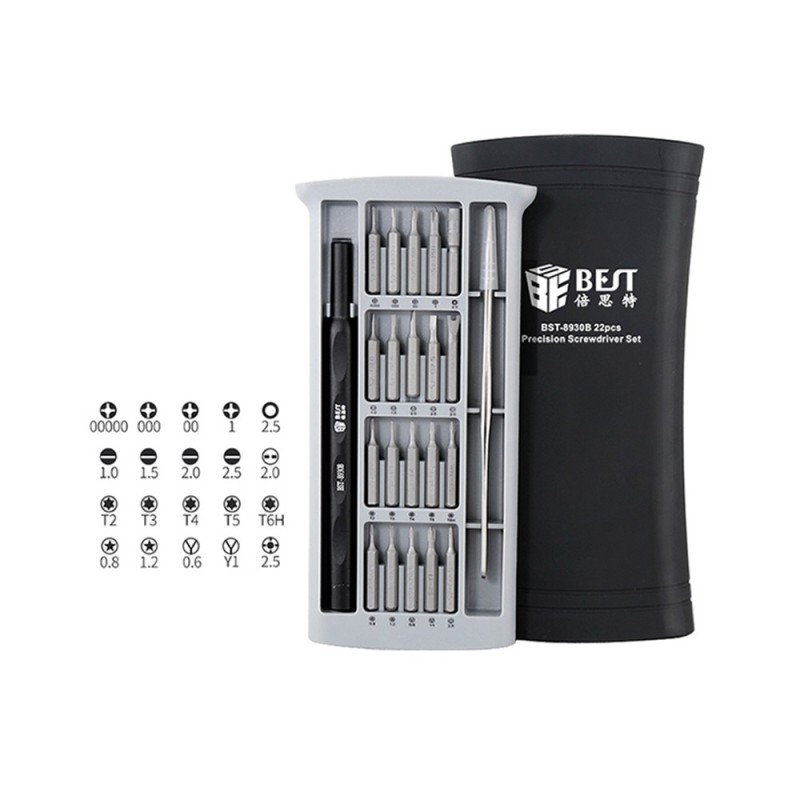 Kit de desarmadores magnético (BST-8930)