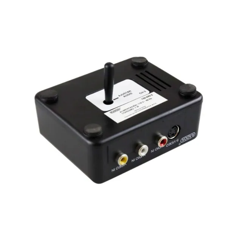 Convertidor de audio/video a radiofrecuencia