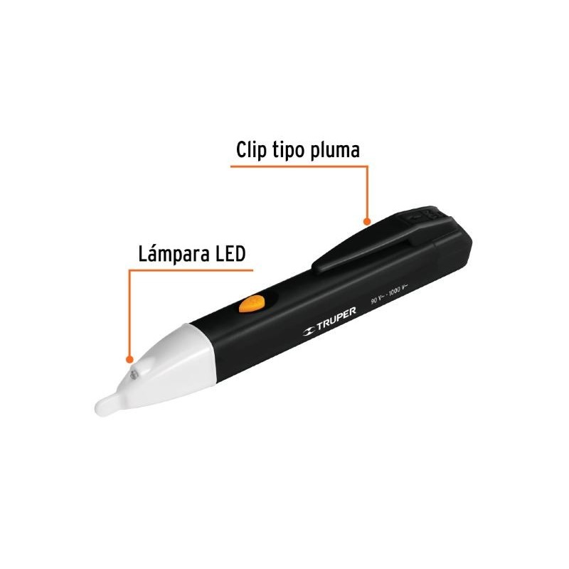 Detector / Probador de tensión sin contacto tipo pluma