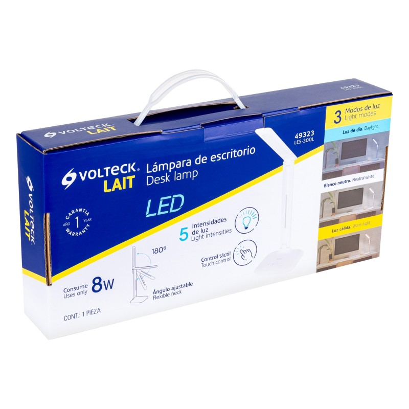 Lámpara de LED 8W 5 niveles de iluminación para escritorio