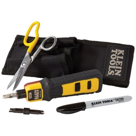 Kit básico de instalación de LAN, Ponchadora