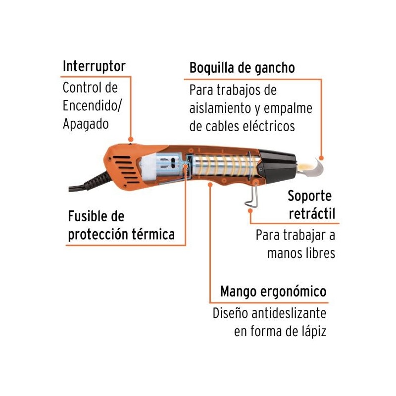 Mini pistola de calor