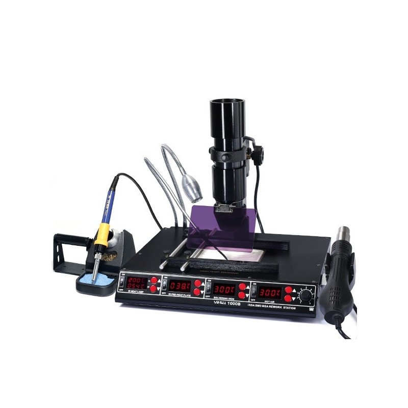 Estación de retrabajo infraroja para BGAs Yihua 1000B