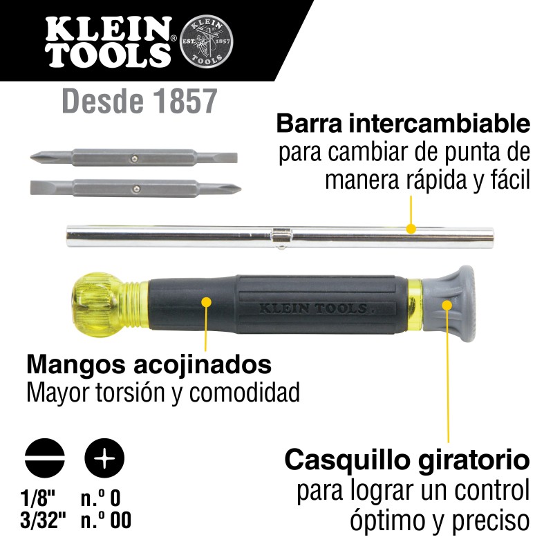 Juego de destornilladores de multi-puntas Klein Tools (Bonus Pack)