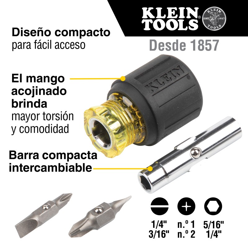 Juego de destornilladores de multi-puntas Klein Tools (Bonus Pack)